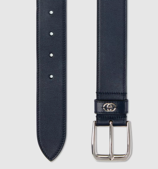 Belt with Interlocking G detail