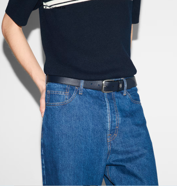 Belt with Interlocking G detail
