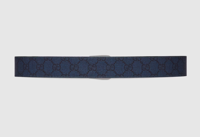 Belt with Interlocking G detail