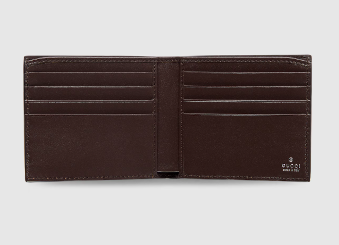 Bi-fold wallet with Horsebit