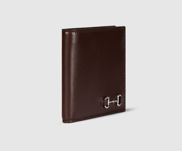 Bi-fold wallet with Horsebit