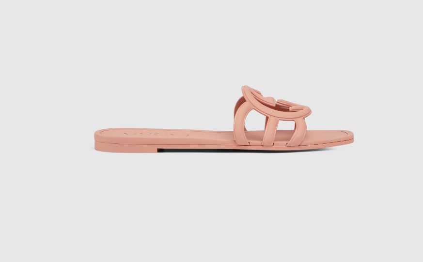 Women's Interlocking G slide sandal