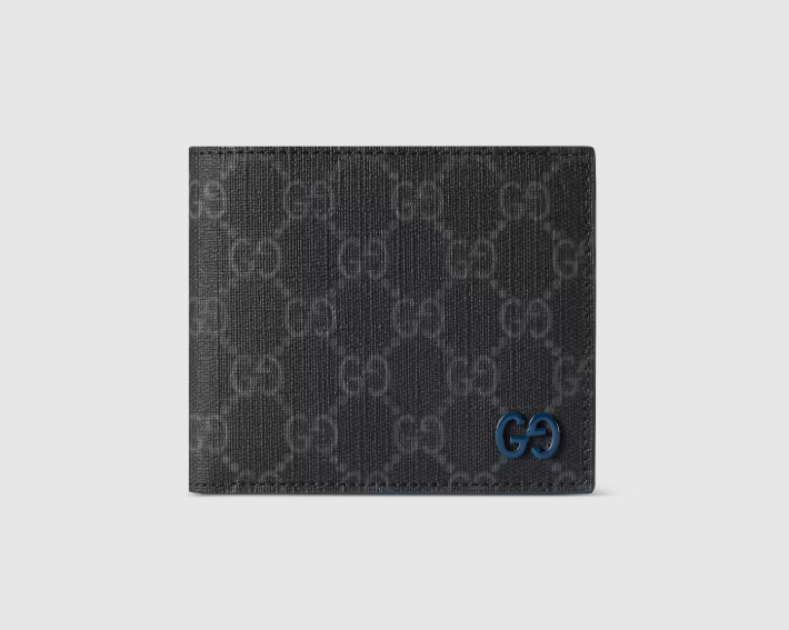 Colorful interior GG bi-fold wallet