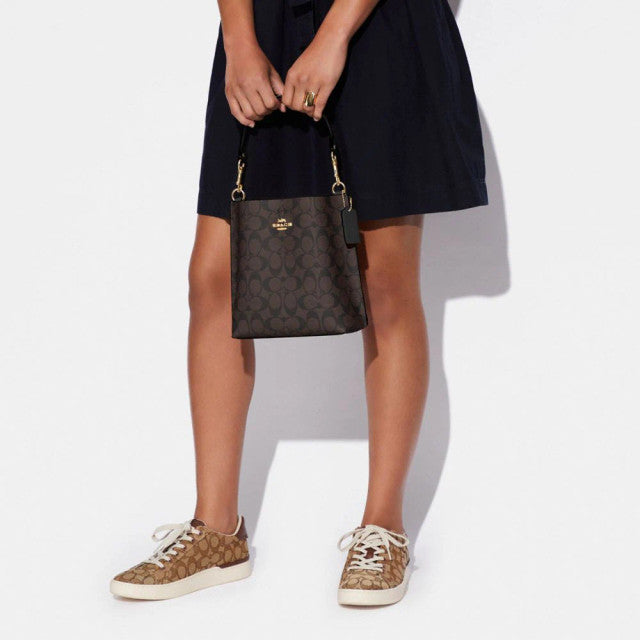 COACH Mollie Bucket Bag 22 In Signature Canvas