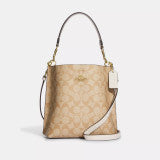 COACH Mollie Bucket Bag 22 In Signature Canvas