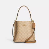 COACH Mollie Bucket Bag 22 In Signature Canvas