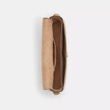 COACH Hailey Flap Bag In Signature Canvas - Dark Natural Multi